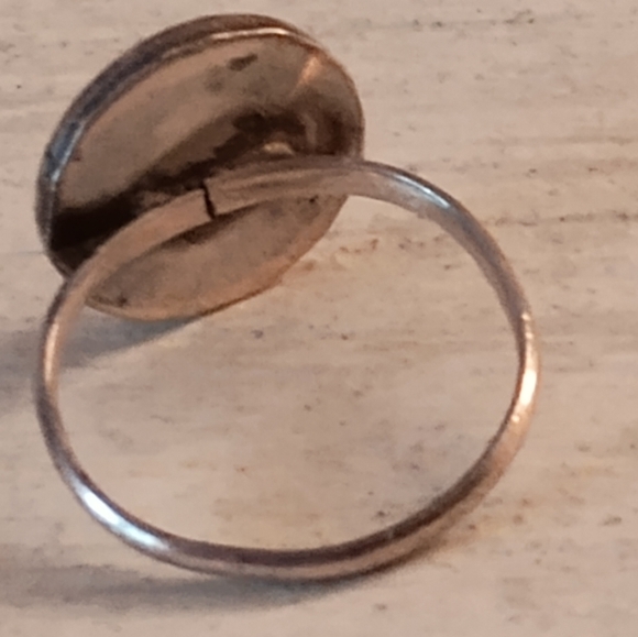 Authentic Vintage Native American Shadow Box Ring - Picture 6 of 8